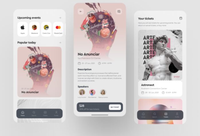 Mobile App UI Design
