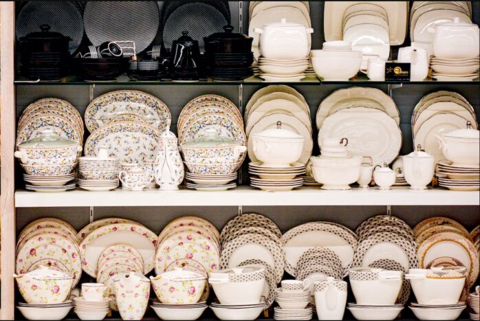 porcelain dishes