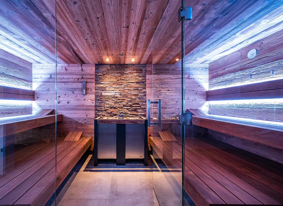 Tiling a Commercial Sauna