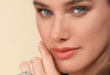 slender vine six engagement ring