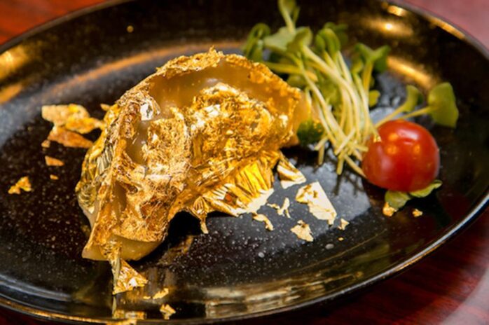 Alchemy in the Kitchen Transforming Dishes with Edible Gold Leaf