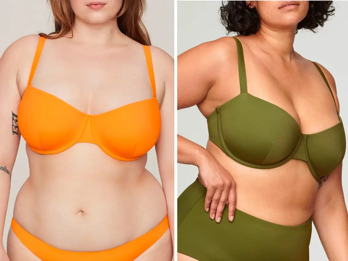 Costume de baie pentru Cupa DD: Cele mai bune stiluri și materiale de încercat Costume de baie pentru Cupa DD: Cele mai bune stiluri și materiale de încercat
