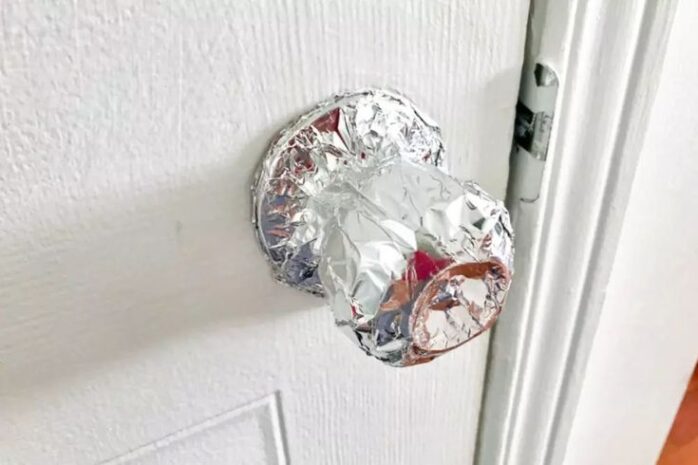 Foil-On-Door-Knob
