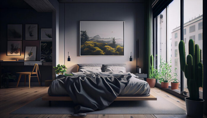 modern-apartment-bedroom-comfortable-bed-near-window-generative-ai