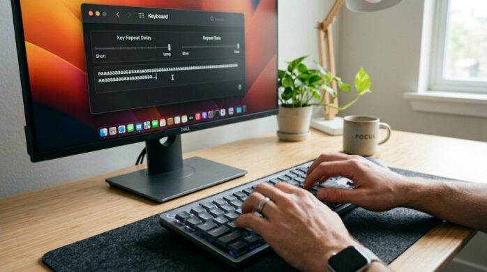 key repeat delay settings